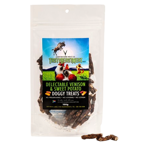 TBM - 100g Delectable Venison Sweet Potato Doggy Treat