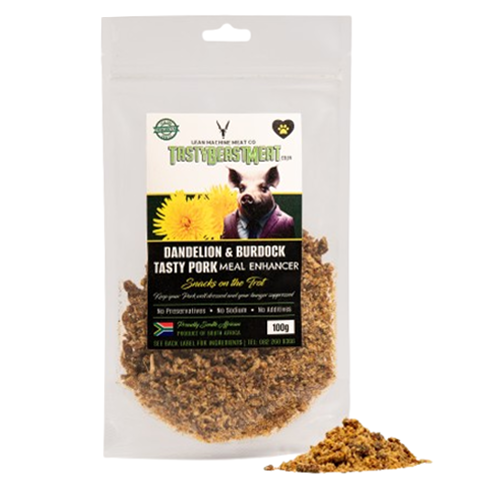 TBM - 100g Tasty Pork Dandelion Burdock Meal Enhancer